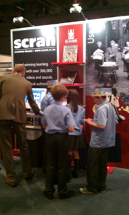 Scran's stand at SLF 2011