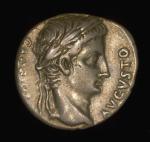 Thumbnail coin with head of Domitian.