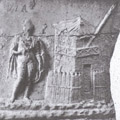 Thumbnail watch tower, from Trajan's Column.